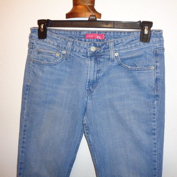 LEVI'S 518 Superlow Bootcut Jeans Size 11 M - Picture 7 of 11